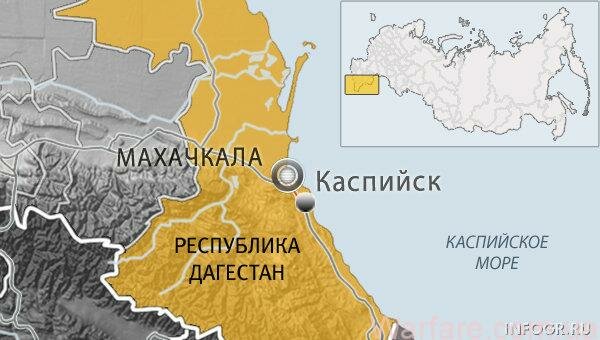 Российская империя занимает оборону в Дагестане